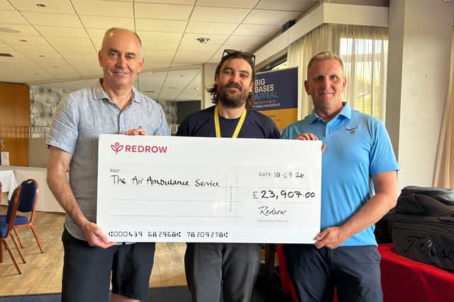 Redrow Homes cheque