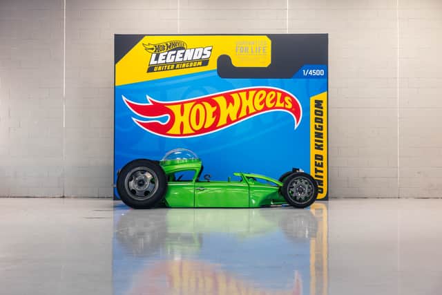 A chopped 1972 VW Beetle won the Hot Wheels Legends UK Tour 