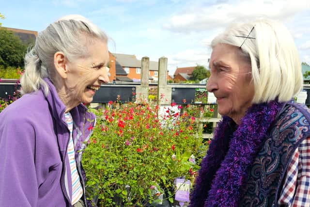 Bosworth's Garden Centre welcome Elm Bank Care Home residents for a lovely afternoon.