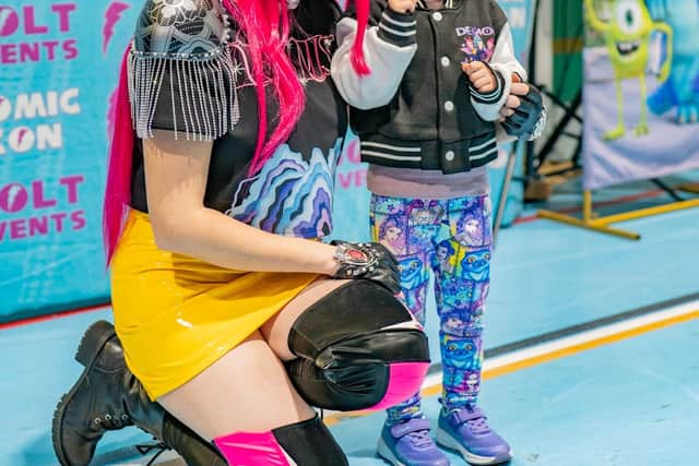 Creating magical moments at Northampton Comic Con – bringing cosplayers and young fans together for a fun-filled family day out.
