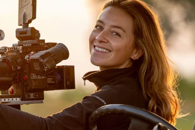 Wildlife camera operator and presenter Anna Dimitriadis