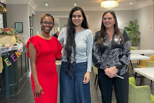 Dimpho Kavanagh – Home Manager, Ripaljeet Kaur - Dementia Specialist, Kerry Smith - Regional Manager