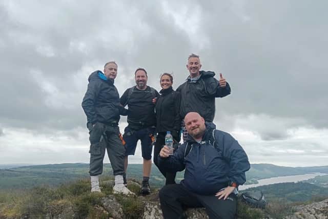Take Me team on top of the world over  their fundraising adventure total