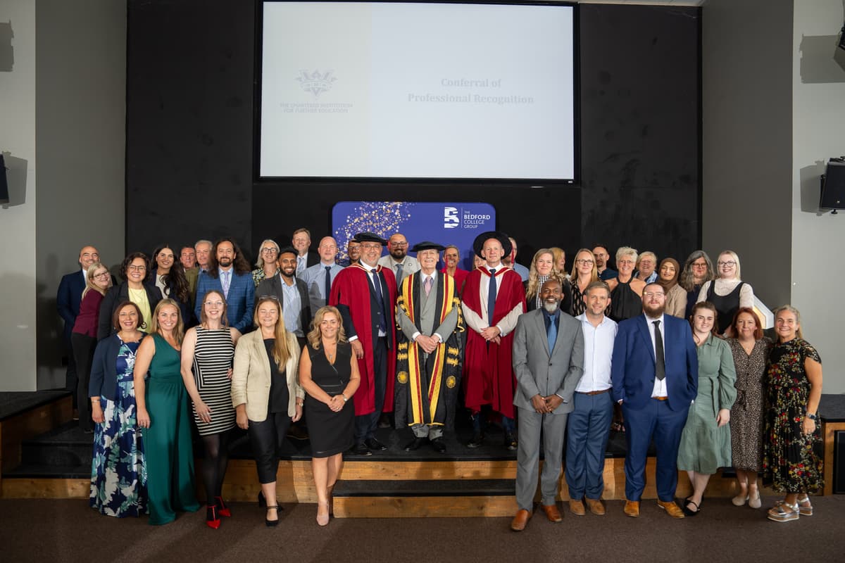 Die Bedford College Group feiert die Führungsleistungen ihrer Mitarbeiter