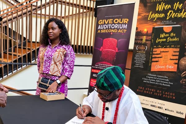 Olaseni at book launch