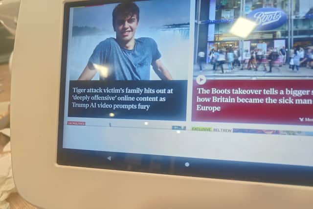 Articles included the man who died following a tiger attack