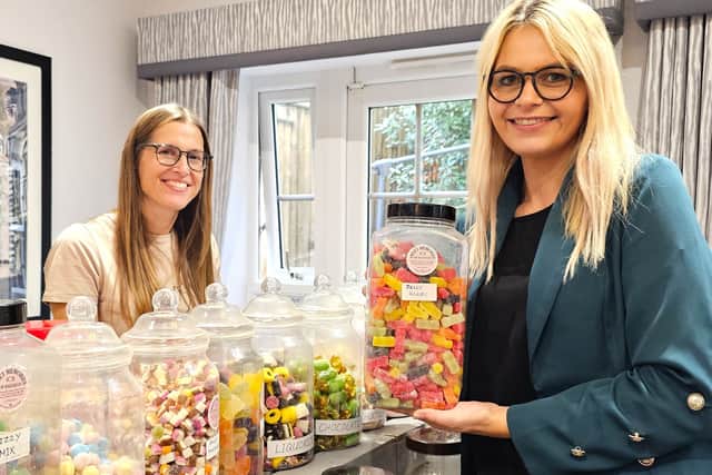 General Manager Larisa, welcoming Rebecca to Elm Bank Care Home in Kettering.