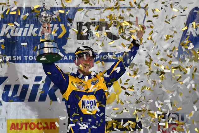 Pure Gold: Ash Sutton, the first driver to win five BTCC Drivers’ Championships.