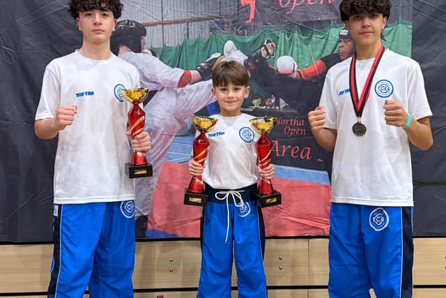 NMA members with their achievements from the Northants Open tournament