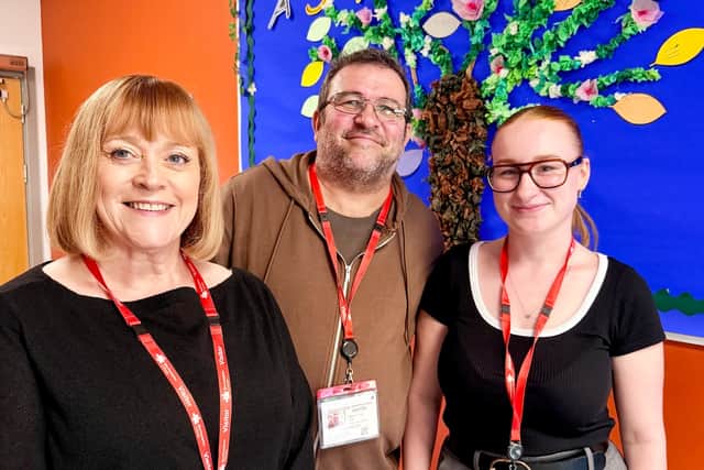 Former Blue Peter gardener Chris Collins was joined by staff from Viridian Nutrition to speak to Northampton College students