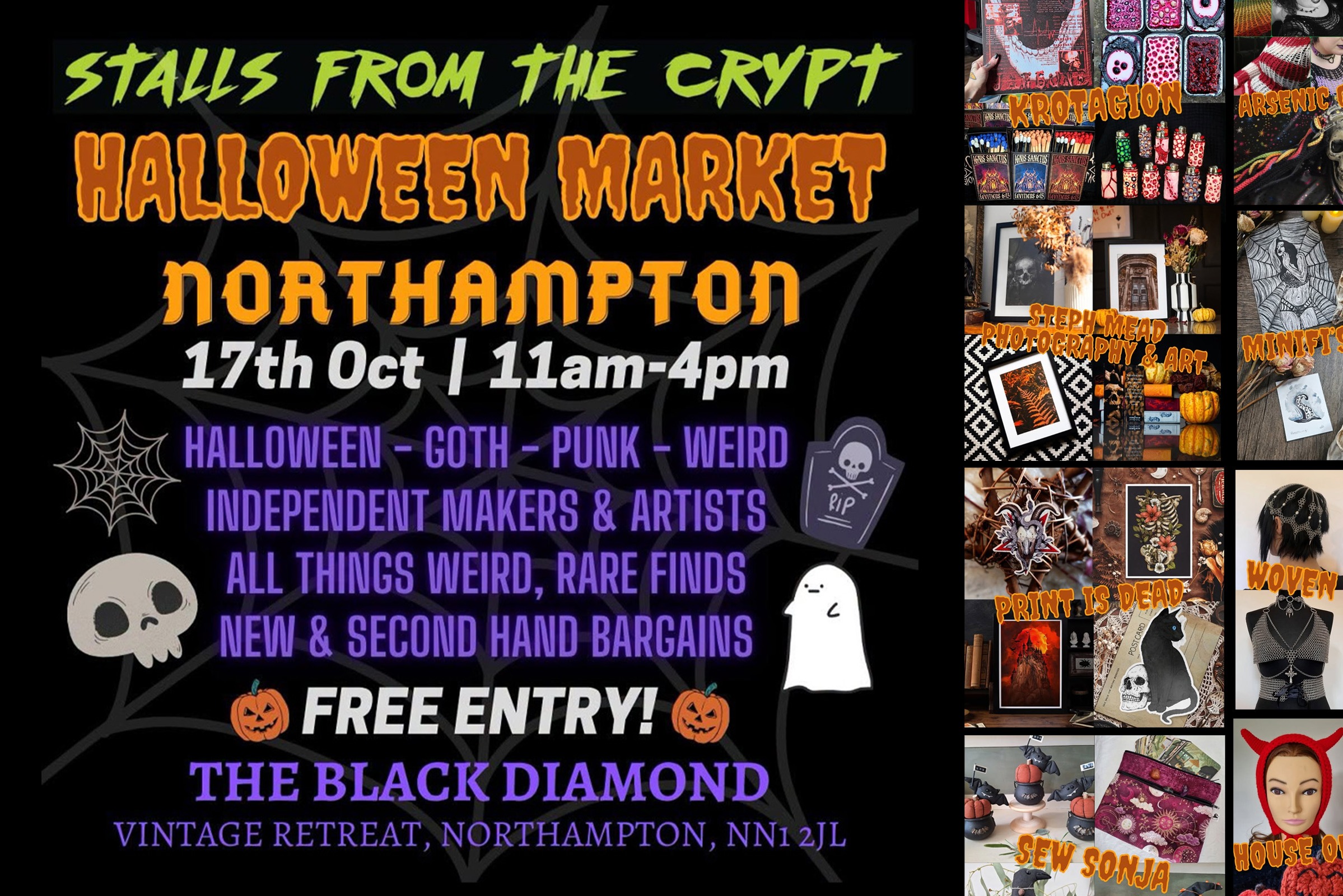 Halloween- und Horrormarkt kommt diesen Samstag nach Northampton
