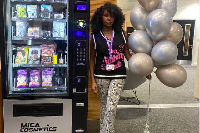 Michelle's machine: Mica Cosmetics opened for business on 15 October 2026.
