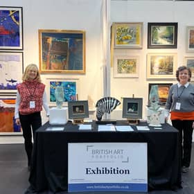 Amanda Lowther & Louise Newton of British Art Portfolio  Winners of the East Midlands Art Gallery of the year 2026