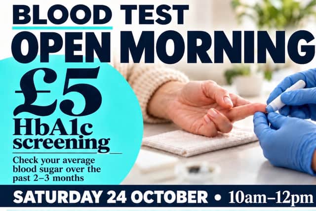 Raunds residents invited to £5 blood sugar screening morning this Saturday