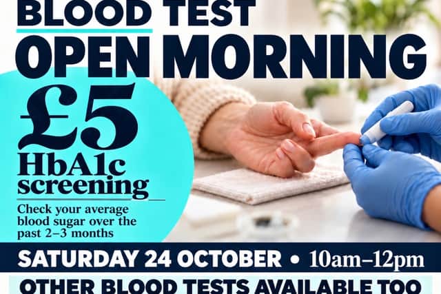 Raunds residents invited to £5 blood sugar screening morning this Saturday