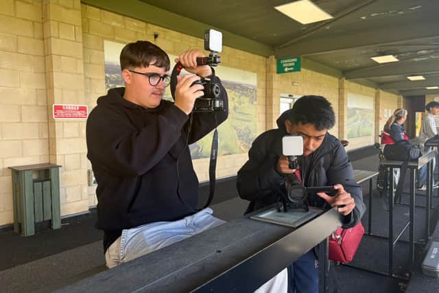 Northampton College Students at Whittlebury Park.