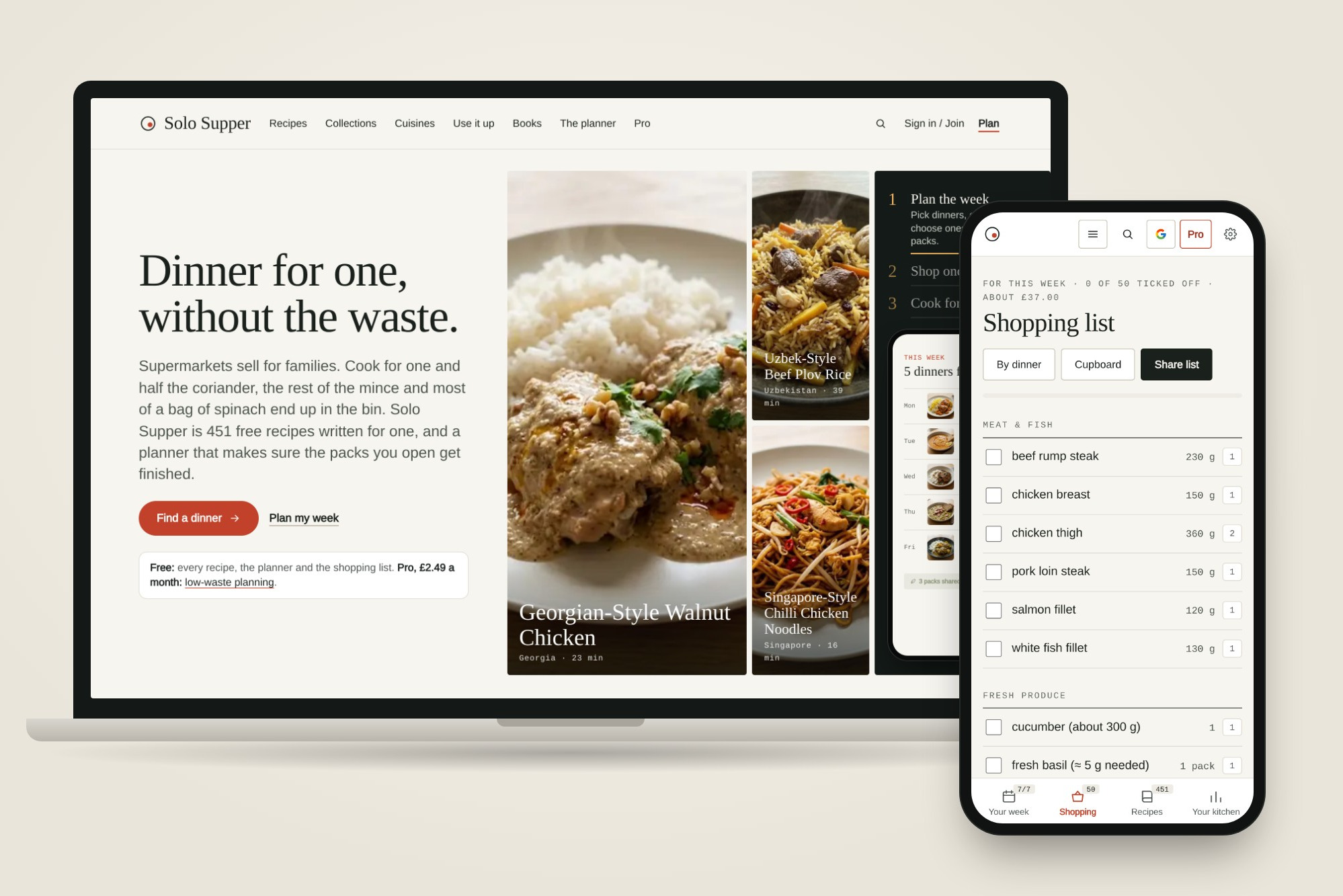 Northampton man builds free recipe website for people who cook for one