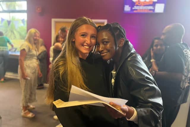 Students at Northampton School for Girls celebrate recent results