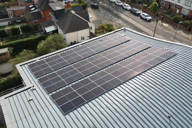 Grid of 63 Solar Panels