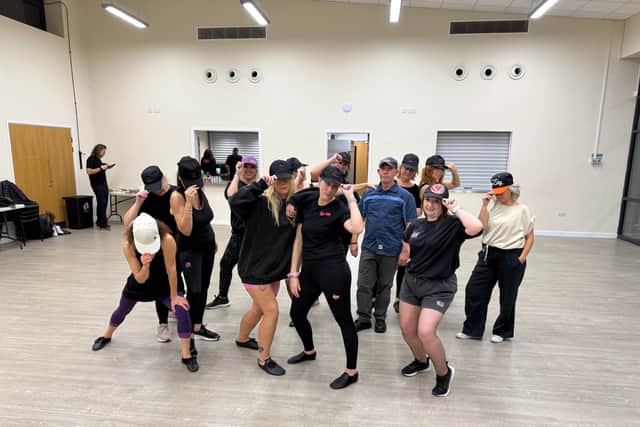 Finishing the end of one of the 7 routines that explored different styles