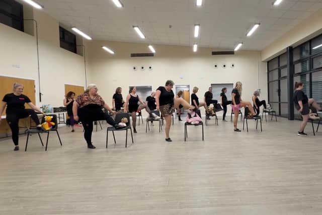 Participants of the 2026 Burlesque-a-thon