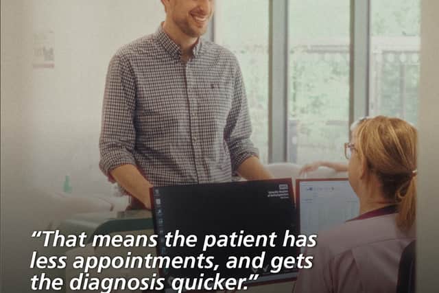 Respiratory Consultant, Tom Ward, in the campaign.