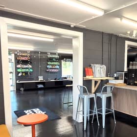 Cafe and shop at Push Society 