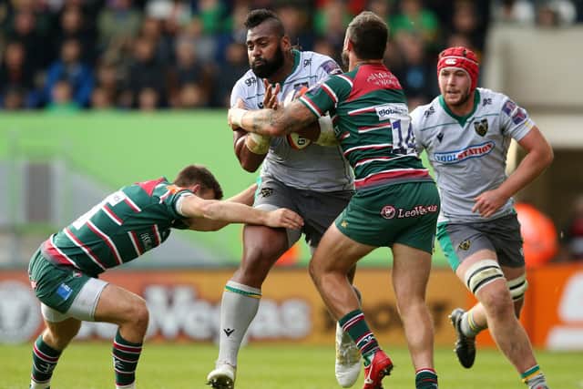 Taqele Naiyaravoro took the fight to Tigers