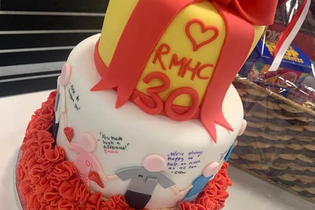 The fundraising marked 30 years of supporting Ronald McDonald House