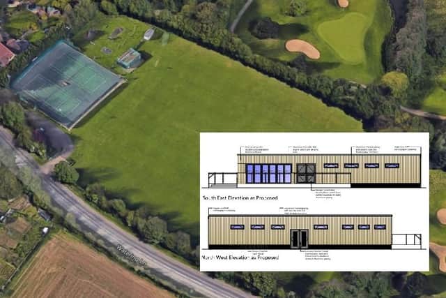 A clubhouse will be built on the playing fields off of Watering Lane, Collingtree.