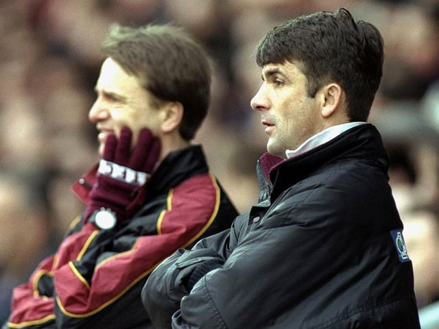 Record as joint bosses: P 5 W 2 D 1 L 2. Final game in charge: Oct 30, 1999 (FA Cup) - Shrewsbury 2 Cobblers 1