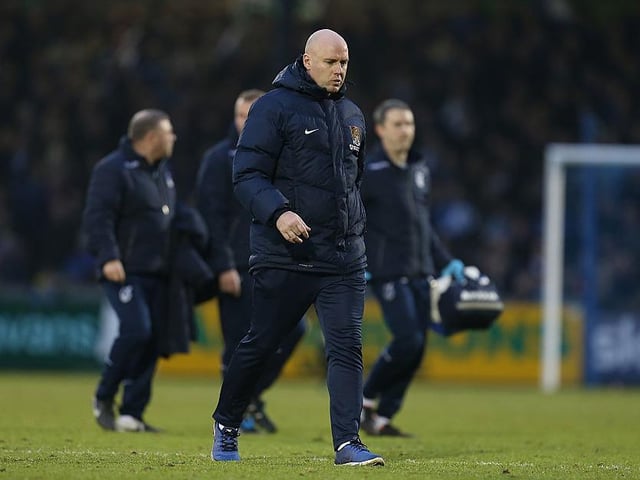 Record in charge of Cobblers: P 34 W 10 D 8 L 16. Final game in charge: January 7, 2017: Bristol Rovers 5 Cobblers 0