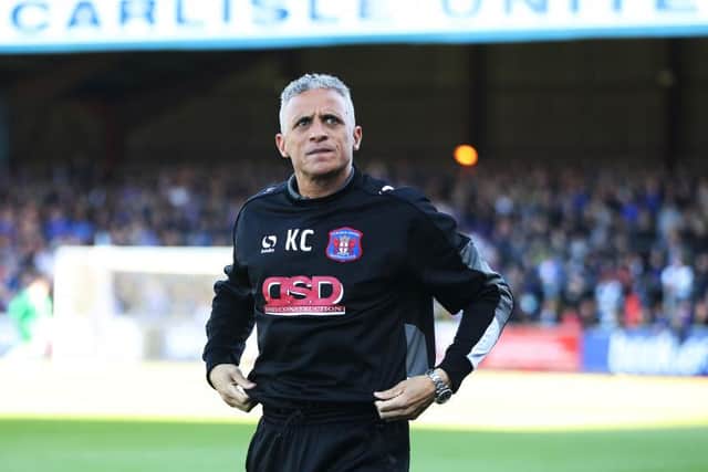 Keith Curle was manager at Carlisle United for three-and-a-half years