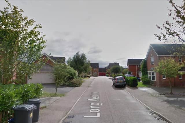 A car and a garage in Long Meadow was targeted by the burglar, according to police. Photo: Google