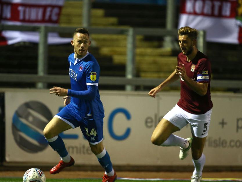 Charlie Goode led another resilient defensive display from the Cobblers. Pictures: Pete Norton