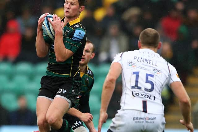 Fraser Dingwall was in action for Saints