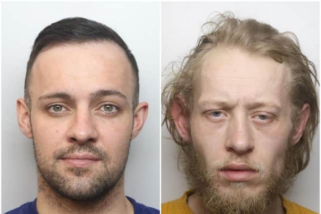 Derry Crowshaw (left) and Callum Gordon. Photos: Northamptonshire Police