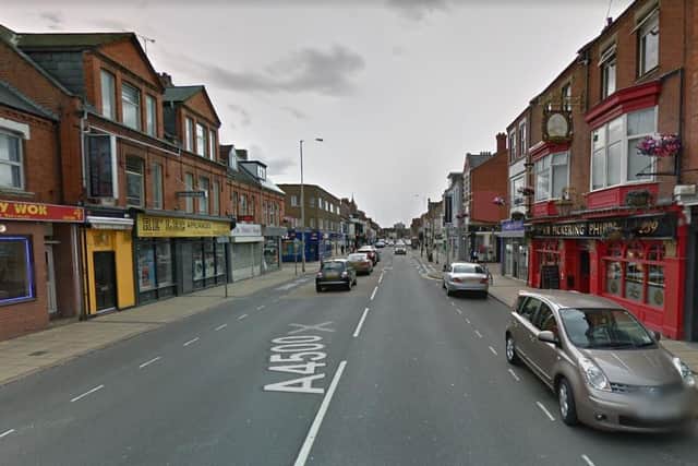 The crash was on Wellingborough Road near the Sir Pickering Phipps pub. Photo: Google