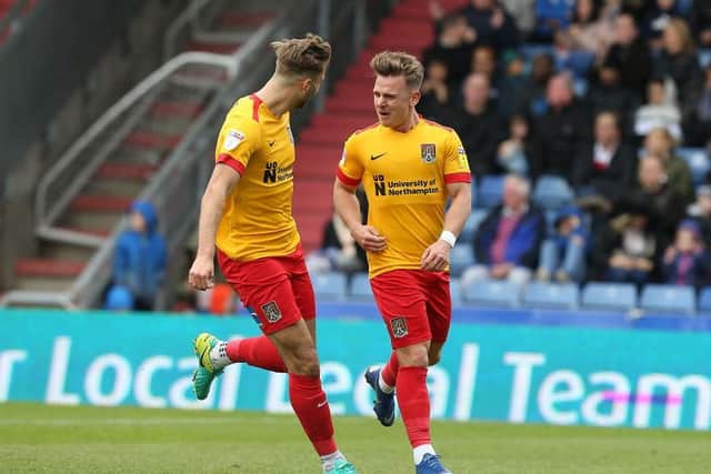 The Cobblers were 5-2 winners at Oldham in May