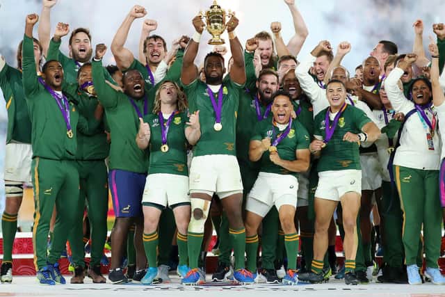 Cobus Reinach and his South Africa team celebrated