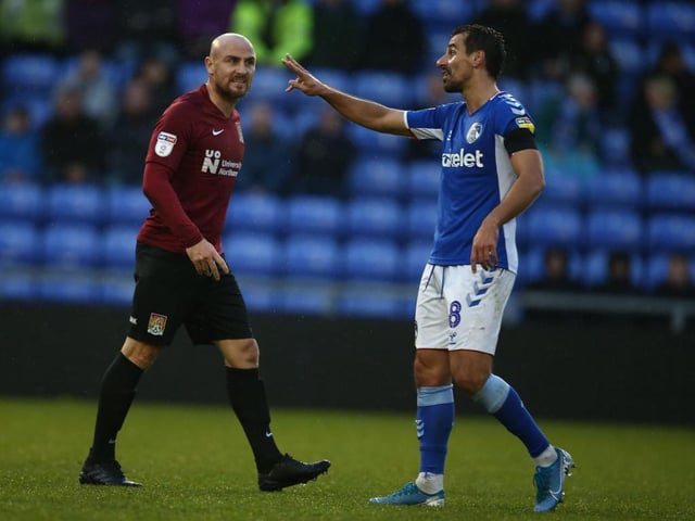 Dictated everything for Town in the holding role. Broke up play, barked out orders and distributed well, barring the odd stray pass. He's a vital cog for Curle and must be looked after, hence his substitution... 8 CHRON STAR MAN