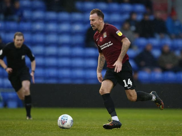 Helped knit some neat phases of play together during Cobblers' strong first-half showing and demonstrated great vision to pick out Williams for the second goal, even if the striker still had plenty to do... 7