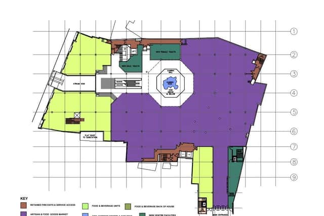How about an artisanal food court and indoor market on the second floor?