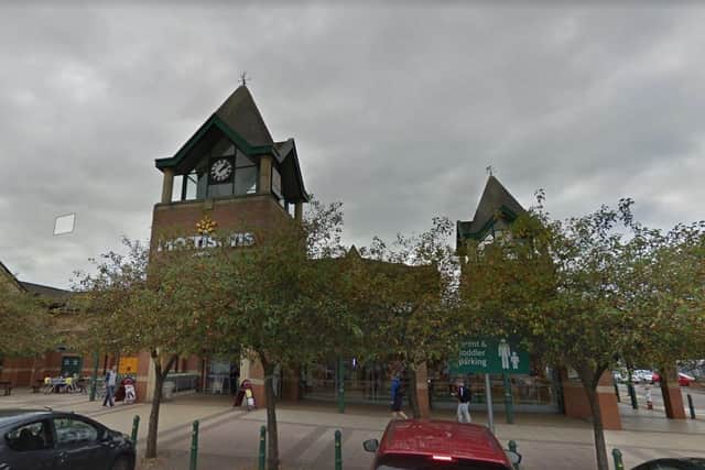 The woman was robbed at the ATM outside Morrisons on Victoria Promenade, Northampton. Photo: Google