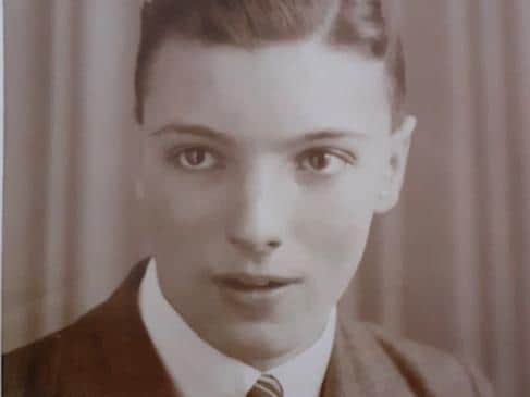 Ted Collins as a young man before the war