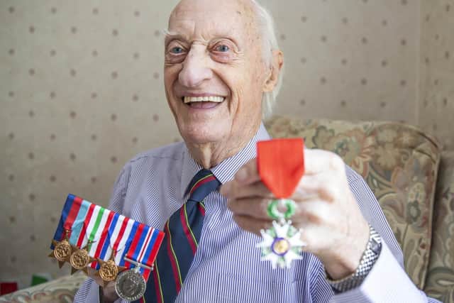 Keith Whiting was awarded the Legion d'Honneur for his services in the liberation of France.
