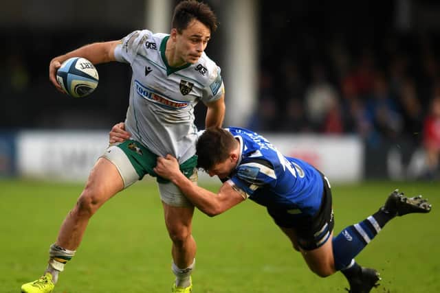 Tom Collins was in action for Saints