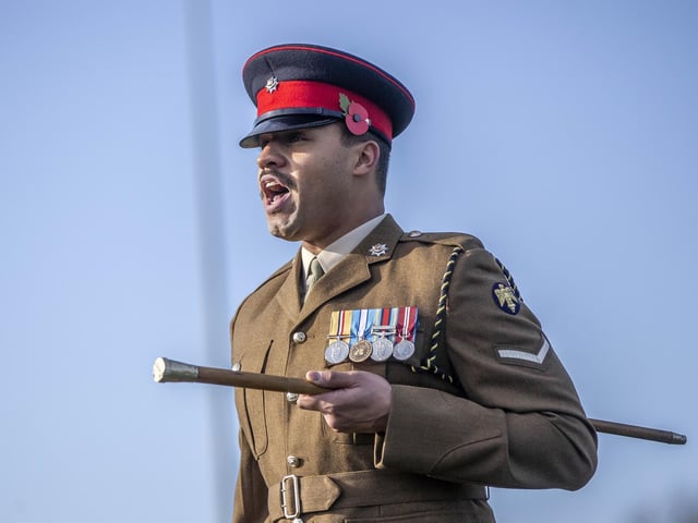 The parade was led by veteran and assistant head of Y10 Kolby Johnson