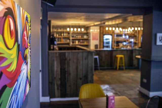 The bar has been given a fresh look now the new owners took over.