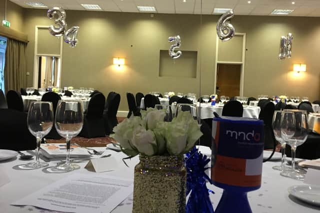 The glitter ball was held at Sedgebrook Hall in Chapel Brampton